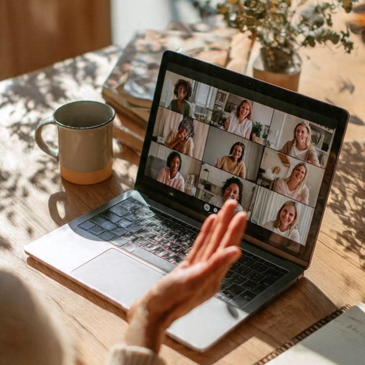 A live small-group virtual classroom